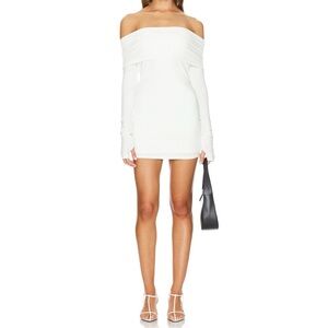 Isadora Mini Dress in Porcelain